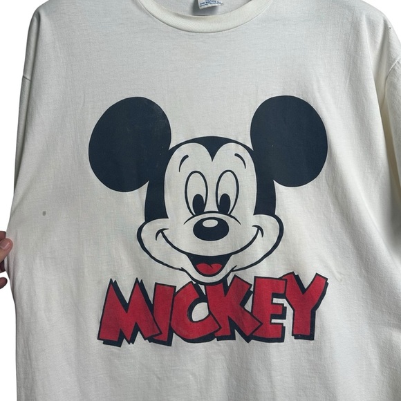 Disney Other - Vintage Disneyland Mickey Mouse T-Shirt Unisex OSFA Large 80s Disneyana Disney